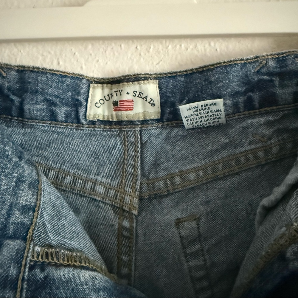☀️  County Seat • Vintage Denim Shorts • Women's Size 7/8 - Picture 8 of 15